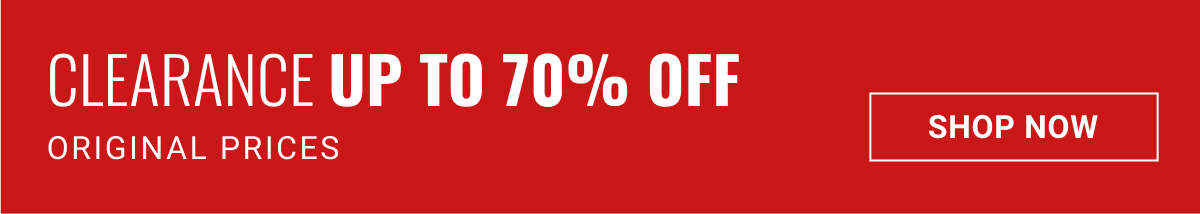 Clearance Up to 70% off original prices Shop Clearance See terms.