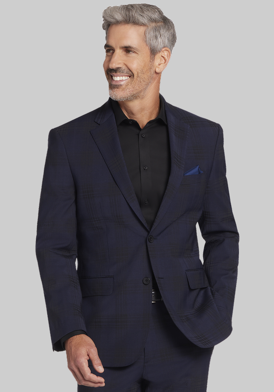 Dark suit jacket