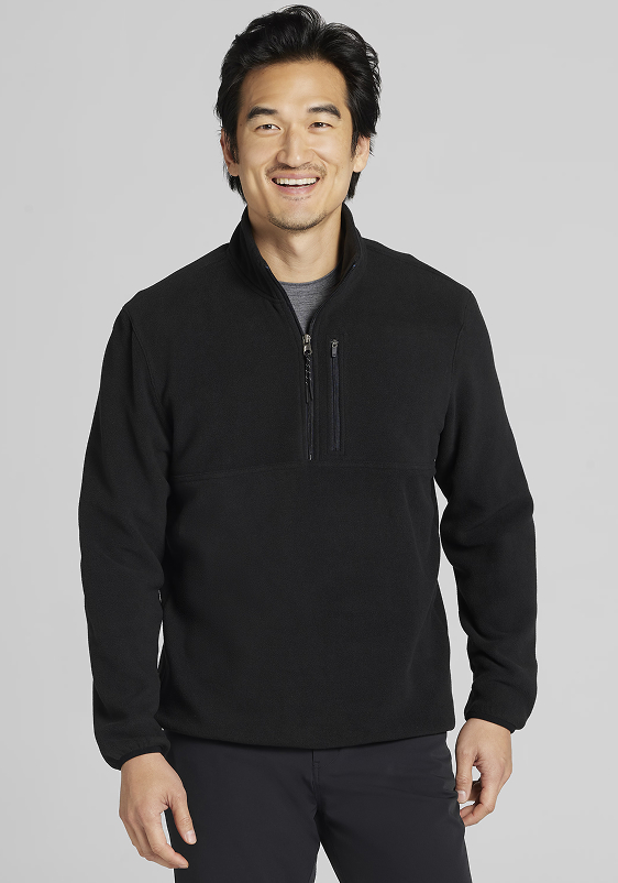 black casual pullover