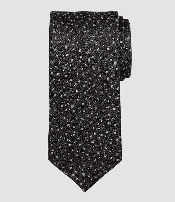 JOSEPH ABBOUD NARROW MICRO FLORAL TIE
