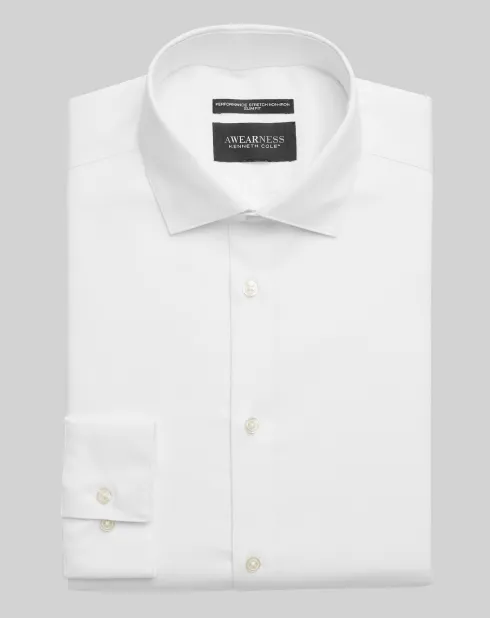 Awearness Kenneth Cole Slim Fit Performance Dress Shirt