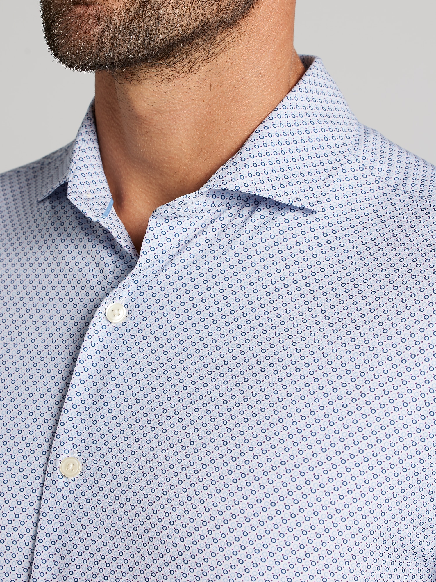 Awearness Kenneth Cole CHILLFLEX Modern Fit 4-Way Stretch Button Up Shirt