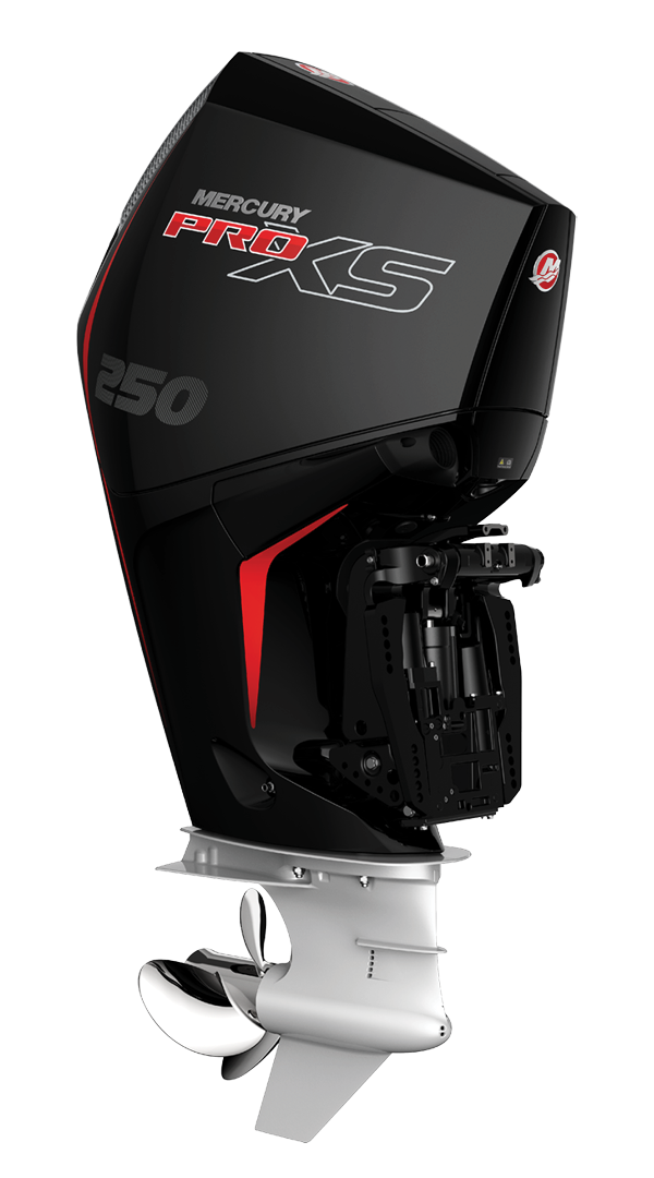 Mercury Pro XS 250 outboard motor.