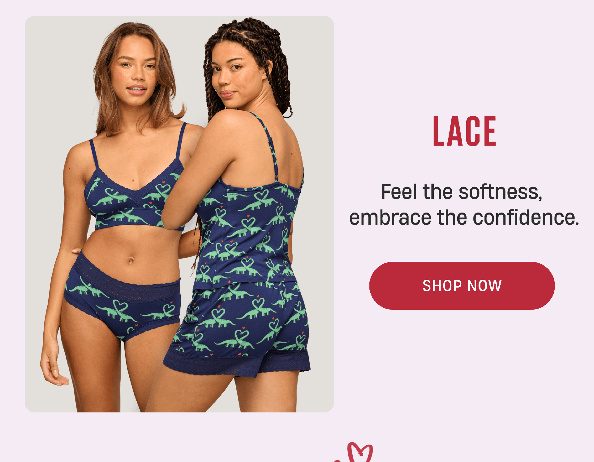 Lace | Feel the softness, embrace the confidence. | Shop Now