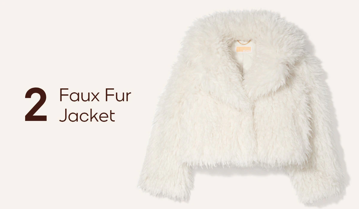 2 Faux Fur Jacket