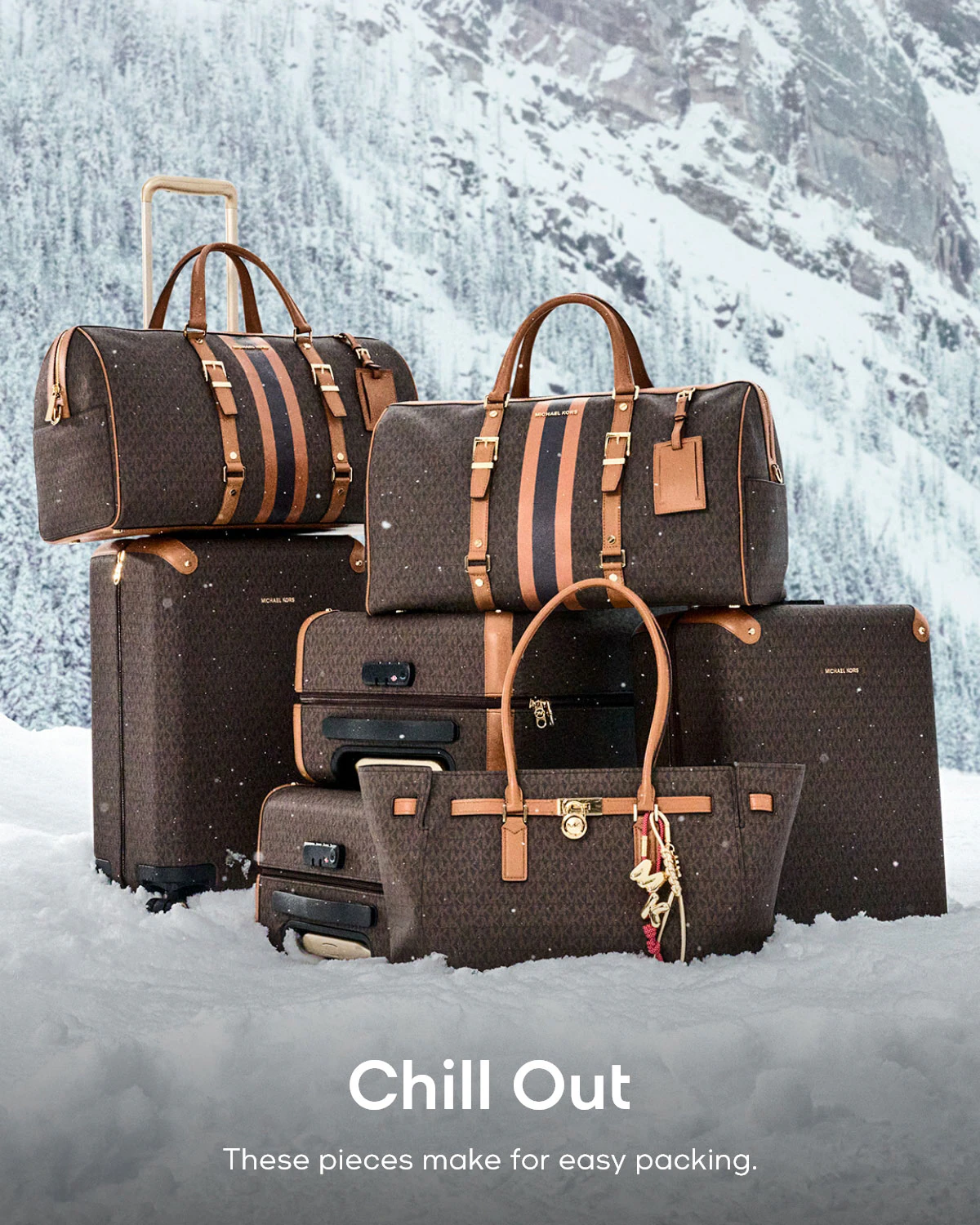 Chill Out These pieces make for easy packing.