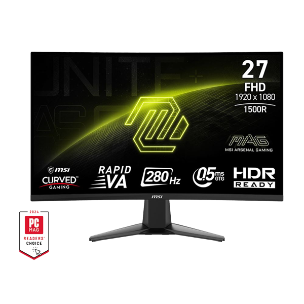 MSI MAG 276CXF 27" Full HD (1920 x 1080) 280Hz Curved Screen Gaming Monitor