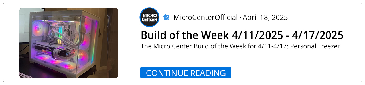 Build of the Week 4/11/2025 - 4/17/2025 - Continue Reading