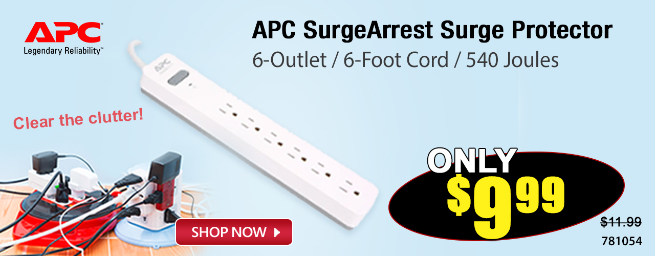 APC SurgeArrest Surge Protector - Shop Now
