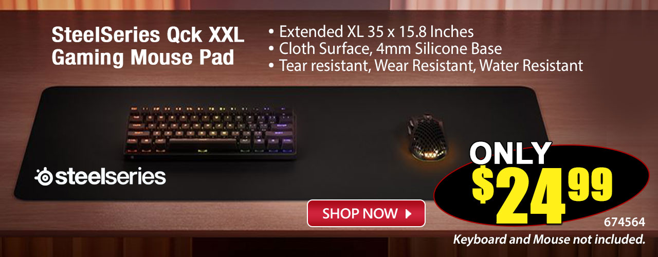 SteelSeries Qck XXL Gaming Mouse Pad - Shop Now