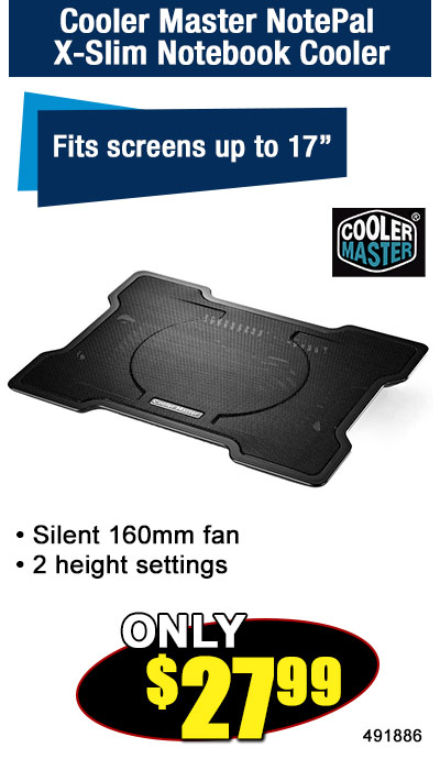 Cooler Master NotePal X-Slim Notebook Cooler