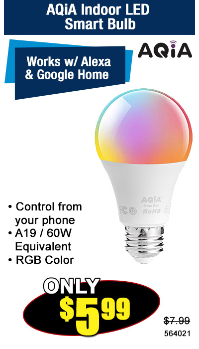 AQiA Indoor LED Smart Bulb