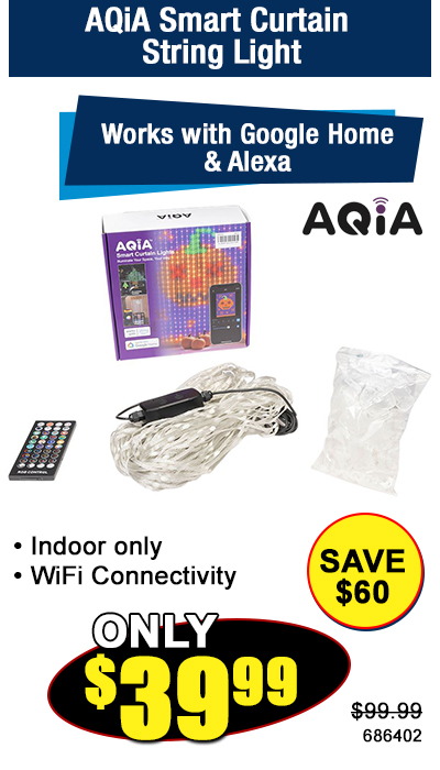 AQiA Smart Curtain String Light