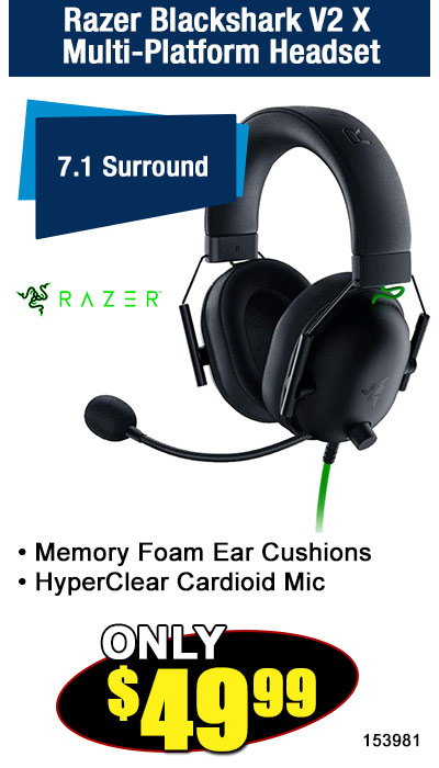 Razer Blackshark V2 X Multi-Platform Headset