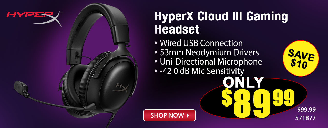 HyperX Cloud lll Gaming Headset - Shop Now