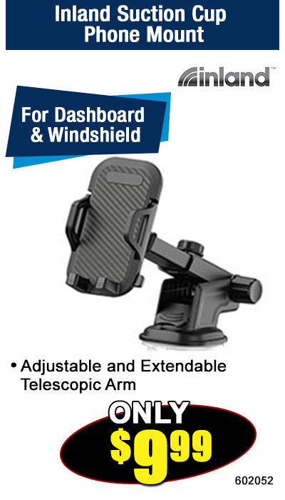 Inland Suction Cup Phone Mount