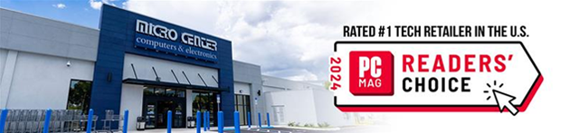 Rated #1 Tech Retailer in the U.S. PC Mag Readers' Choice