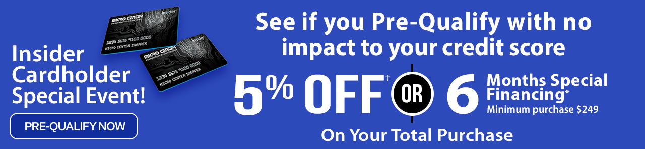 See if you Pre-Qualify with no impact to your credit score.