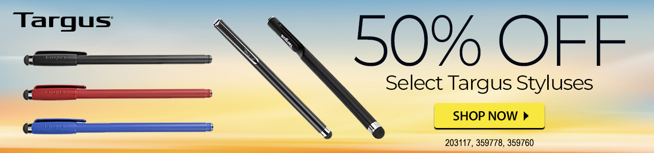 50% Off Select Targus Styluses - Shop Now