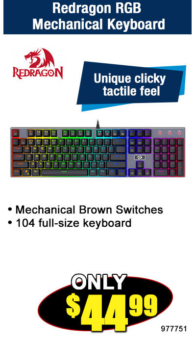 Redragon RGB Mechanical Keyboard