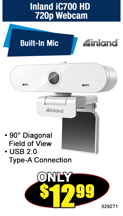 Inland iC700 HD 720p Webcam