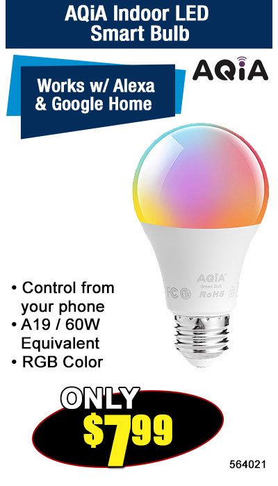 AQiA Indoor LED Smart Bulb