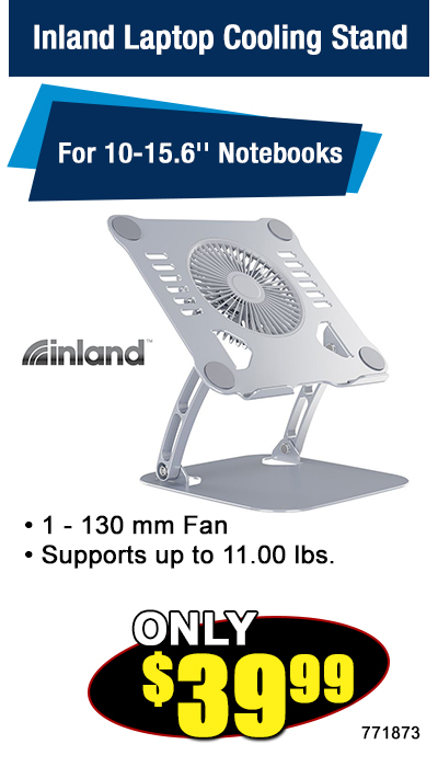 Inland Laptop Cooling Stand