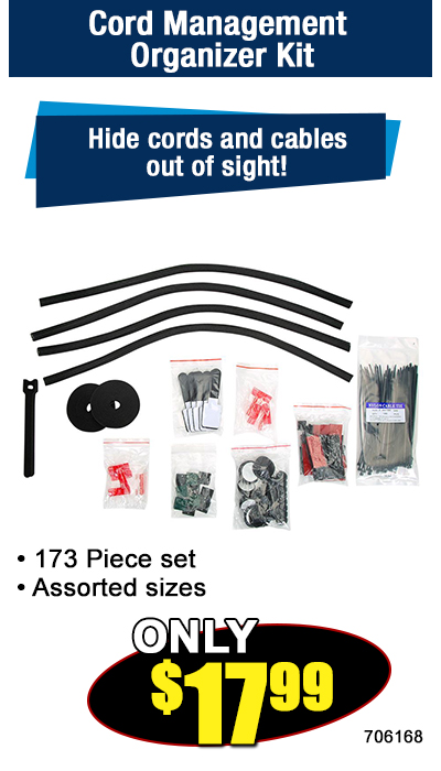 Cord Management Organizer Kit