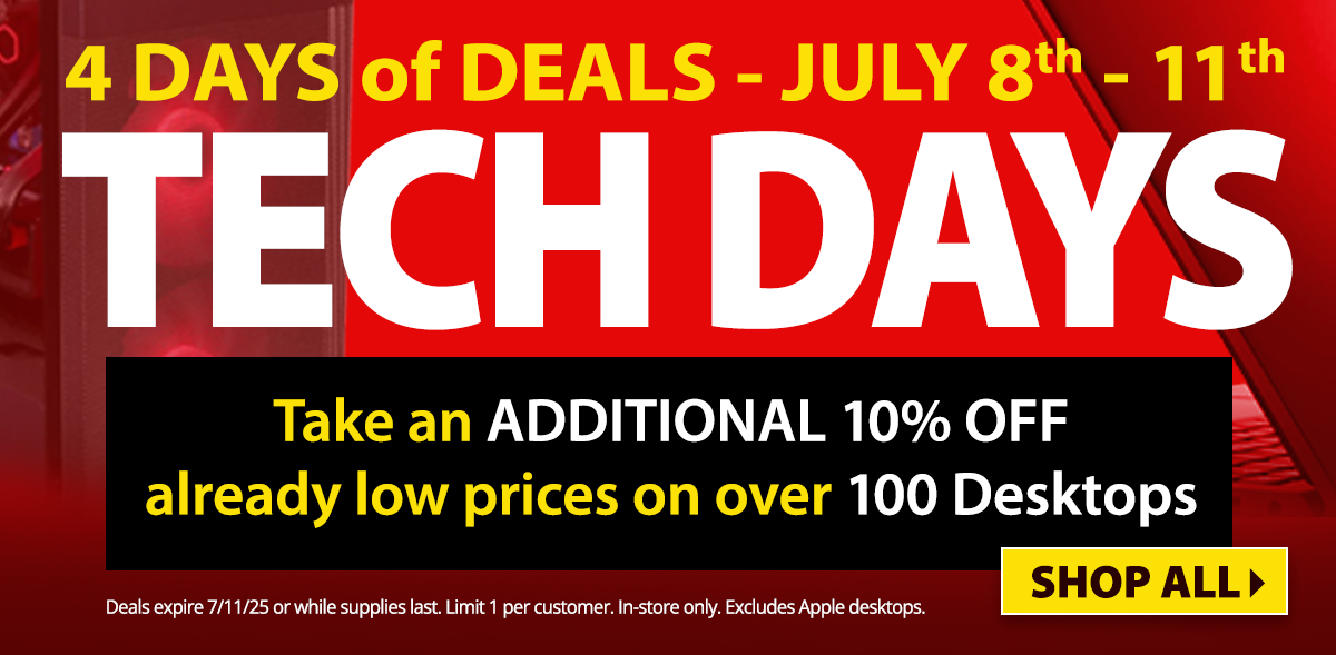 TECH DAYS - Shop All