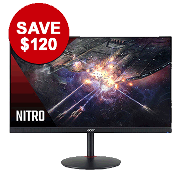 Acer Nitro XV272U V3bmiiprx 27" 2K WQHD (2560 x 1440) 180Hz Gaming Monitor