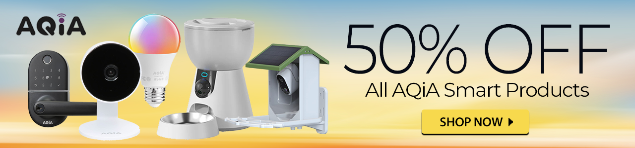 50% Off AQiA Smart Products - Shop ALL