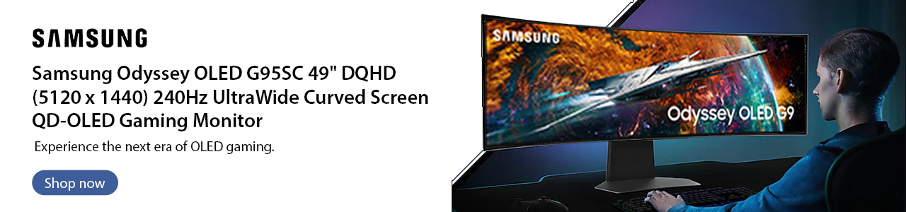 Samsung Odyssey OLED G95SC 49 in. DQHD UltraWide Curved Screen QD-OLED Gaming Monitor - Shop Now