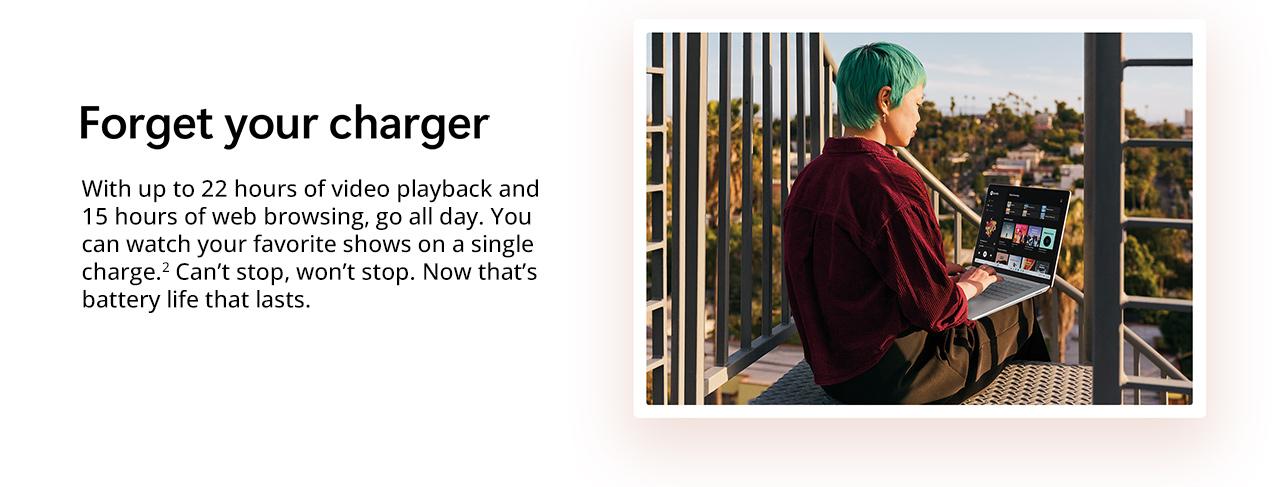 Forget your charger