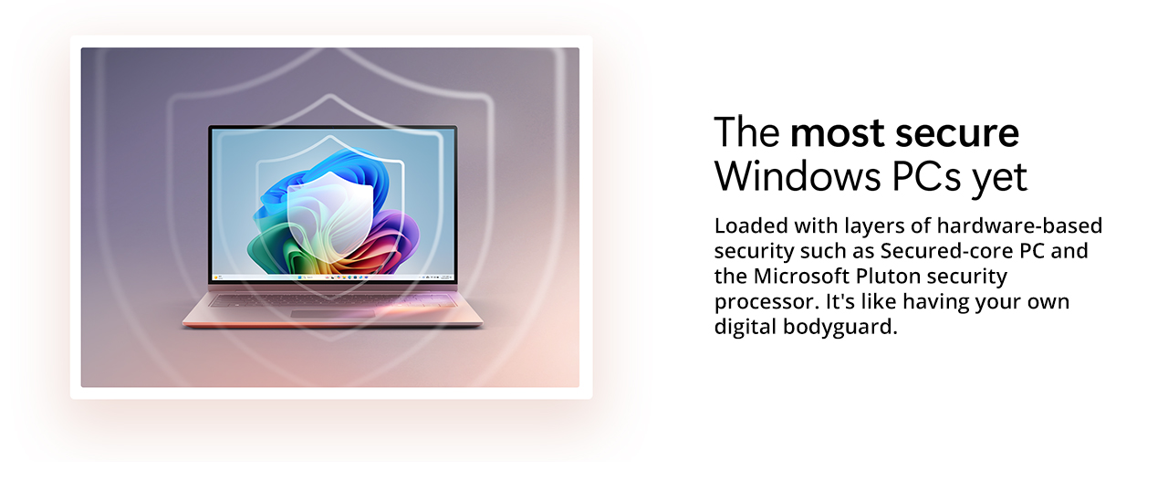 The most secure Windows PCs yet.