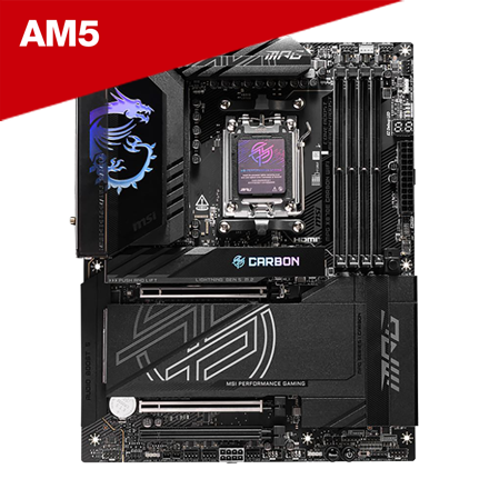 MSI X870E MPG CARBON WIFI AMD AM5 ATX Motherboard