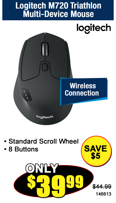 Logitech M720 Triathlon Multi-Device Mouse