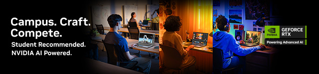 Campus. Craft. Compete. Student Recommended. NVIDIA AI Powered.