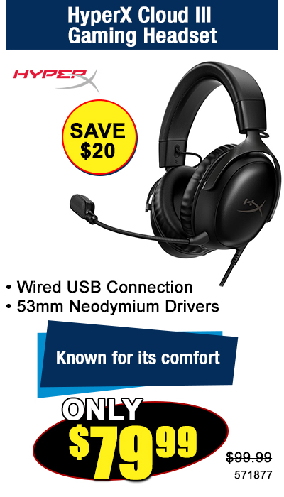 HyperX Cloud III Gaming Headset