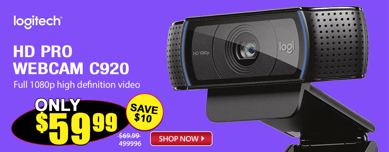 Logitech HD PRO  WEBCAM C920 - Shop Now