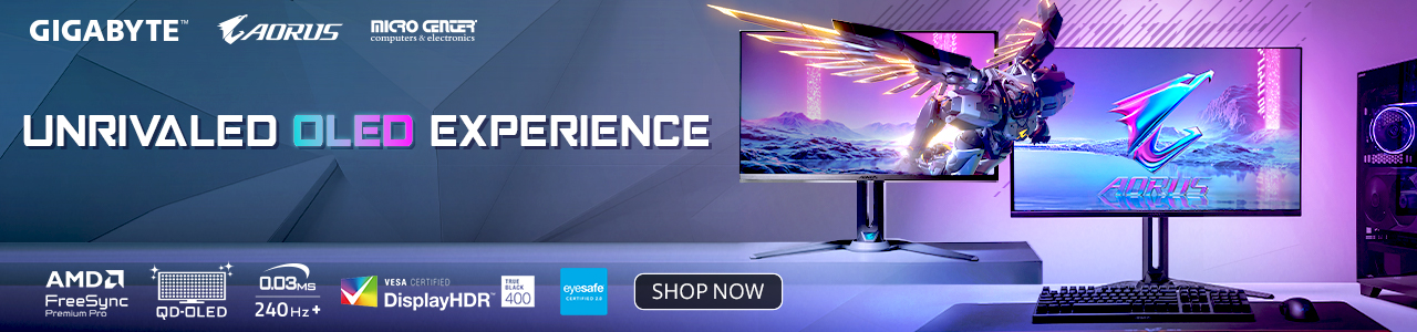 Gigabyte Unrivaled OLED Experience - Shop Now