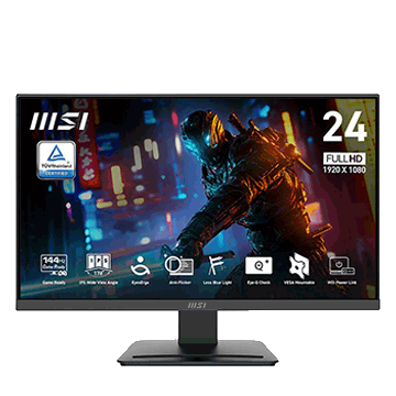 MSI PRO MP243L E14 24" Full HD (1920 x 1080) 144Hz Gaming Monitor