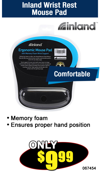 Inland Wrist Rest Mouse Pad 