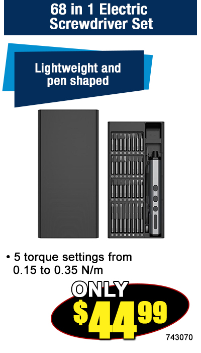 68 in 1 Electric Screwdriver Set