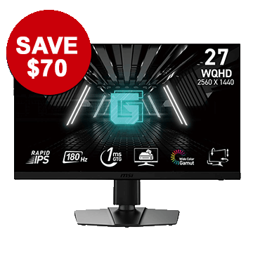 MSI G272QPF E2 27" 2K QHD (2560 x 1440) 180Hz Gaming Monitor