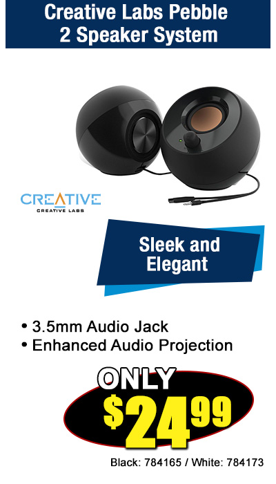 Creative Labs Pebble 2 Speaker System