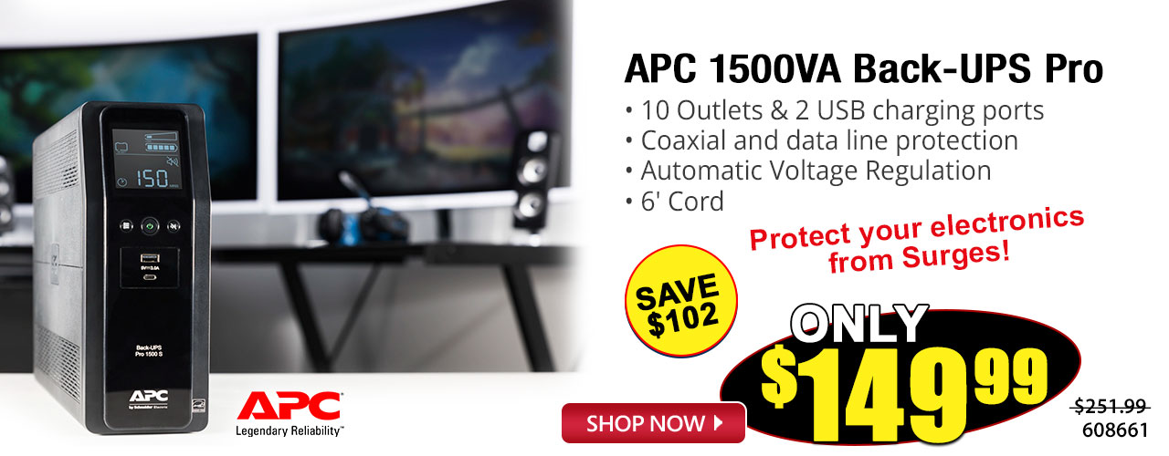 APC 1500VA Back-UPS Pro - Shop Now