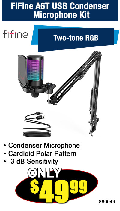 FiFine A6T USB Condenser Microphone Kit