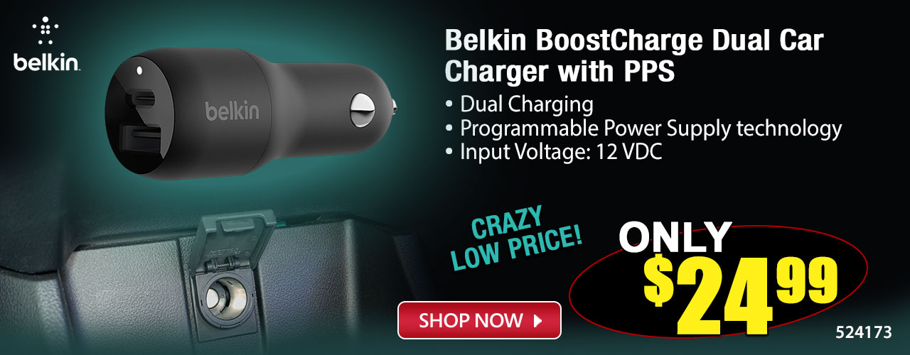 Belkin BoostCharge Dual Car Charger with PPS - Shop Now