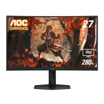 AOC C27G4ZX 27 Full HD (1920 x 1080) 280Hz Curved Screen Gaming Monitor