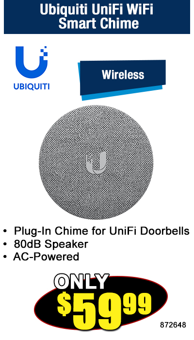 Ubiquiti UniFi WiFi Smart Chime